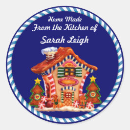 Yummy Gingerbrei Food-Geschenksticker Runder Aufkleber