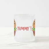 Yummy Hamburger Mattglastasse (Mittel)