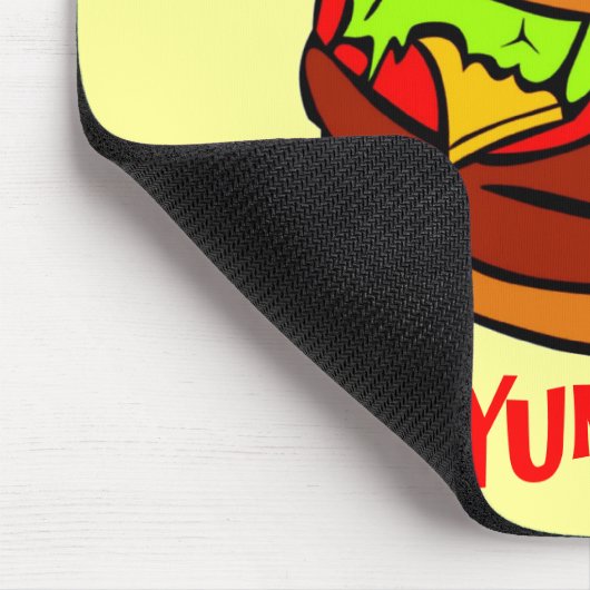 Yummy Hamburger Mousepad (Ecke)