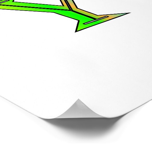 Yummy Hamburger Poster (Ecke)