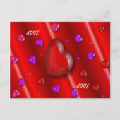 Yummy Hearts Postcard Postkarte (Vorderseite)