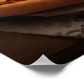 Yummy Hot Dog Kitchen Wall Art Poster (Ecke)