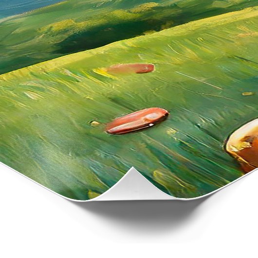 Yummy - I Liebe donuts Poster (Ecke)