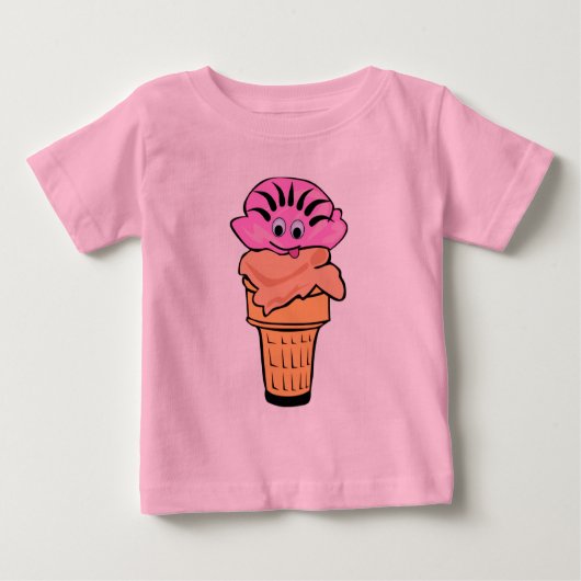 Yummy Ice Cream Baby T-shirt (Vorderseite)