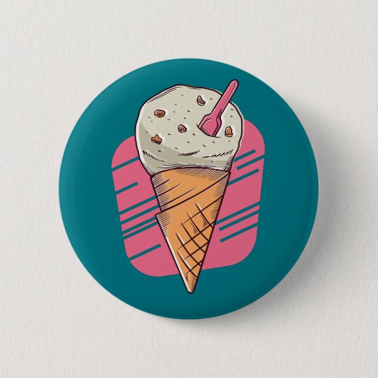 Yummy Ice Cream Button (Vorderseite)