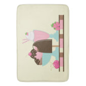 Yummy Ice Cream Desserts Badematte (Vorderseite Vertikal)