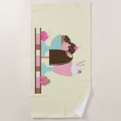 Yummy Ice Cream Desserts Strandtuch (Vorderseite)