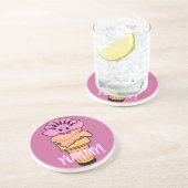 Yummy Ice Cream Getränkeuntersetzer (Seite)