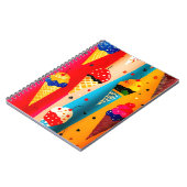 Yummy Ice Cream Notizblock (Linke Seite)