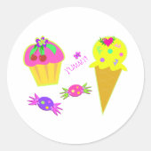Yummy Ice Cream Stickers (Vorderseite)