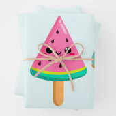 Yummy Ice Cream Trio Summer Vibe Geschenkpapier Set (Beispiel)
