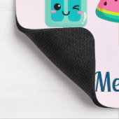 Yummy Ice Cream Trio Summer Vibe Mousepad (Ecke)