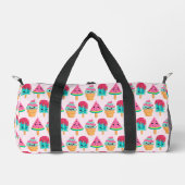 Yummy Ice Cream Trio Summer Vibe Pattern Duffle Bag (Vorderseite)