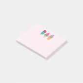 Yummy Ice Cream Trio Summer Vibe Post-it Klebezettel (angewinkelt)