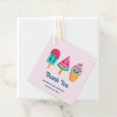 Yummy Ice Cream Trio Summer Vibe Vielen Dank Geschenkanhänger (Beispiel)