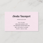 Yummy Ice Cream Trio Summer Vibe Visitenkarte (Rückseite)