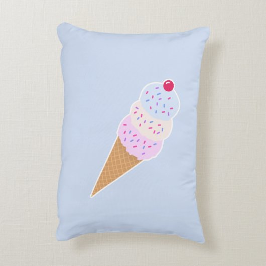 Yummy Icecream Cone Pillow Dekokissen (Rückseite(Vertikal))
