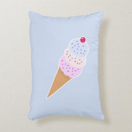 Yummy Icecream Cone Pillow Dekokissen (Vorderseite(Vertikal))
