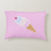 Yummy Icecream Cone Pillow Dekokissen (Rückseite)