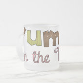 Yummy in der Tummy-Tasse Mattglastasse (Vorderseite Links)