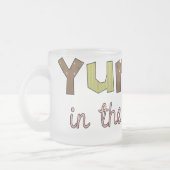 Yummy in der Tummy-Tasse Mattglastasse (Links)