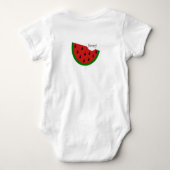 Yummy in meinem Tummy Watermelon Baby Shirt (Rückseite)
