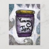 Yummy Jam Postcard Postkarte (Vorderseite)