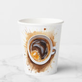 Yummy java coffee pour over boans cup to joe café pappbecher (Vorderseite)