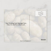 Yummy Kartoffeln Postkarte (Rückseite)