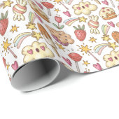 Yummy Leckereien and Rainbows Pattern Geschenkpapier (Rolleneckpunkt)