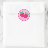 Yummy Leckereien Strawberry Kawaii Stickers (Tasche)