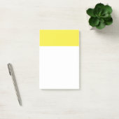 Yummy Lily Yellow Solid Color Post-it Klebezettel (Büro)