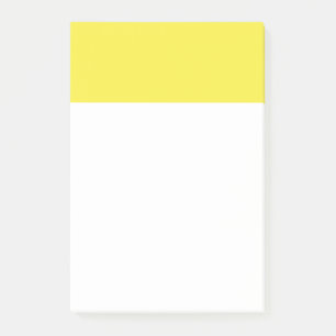 Yummy Lily Yellow Solid Color Post-it Klebezettel