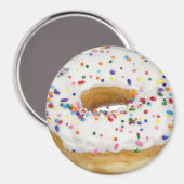 Yummy Mattiert Sprinkles Donut Fun Food Magnet (Vorderseite/Rückseite)