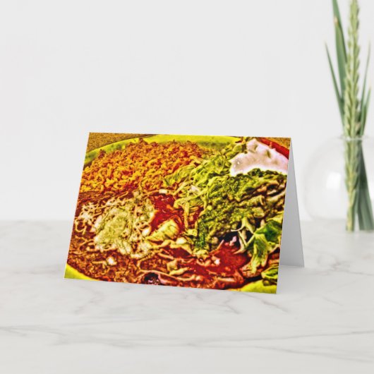 Yummy Mexican Food Karte (Vorderseite)