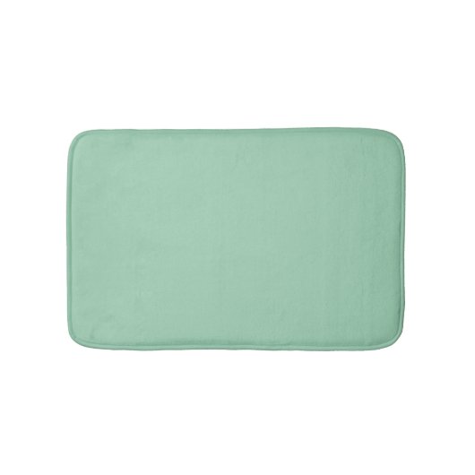 Yummy Mint Green Solid Color Badematte (Vorderseite)