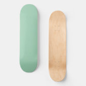 Yummy Mint Green Solid Color Skateboard (Vorderseite)