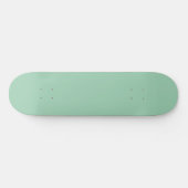 Yummy Mint Green Solid Color Skateboard (Horizontal)