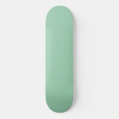 Yummy Mint Green Solid Color Skateboard (Vorderseite)