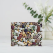 Yummy Mixed Bohnen Postkarte (Stehend Vorderseite)