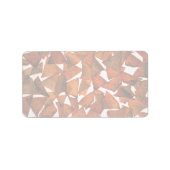 Yummy Nacho Chips Adressaufkleber (Vorne)