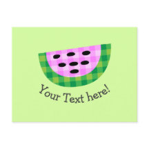 Yummy Neon Kariert Watermelon Slice Icon