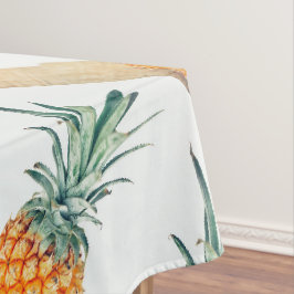 Yummy Pale Green Pastel Pineapulus Frucht Tischdecke