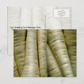 Yummy Parsnips Postkarte (Vorne/Hinten)