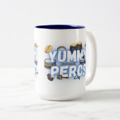 Yummy Percs Zweifarbige Tasse (VorderseiteRechts)