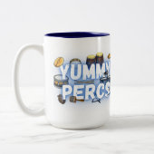 Yummy Percs Zweifarbige Tasse (Links)