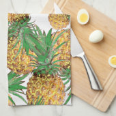 Yummy Pineapmuster Print Fruit Geschirrtuch (Viertel Falte)