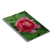 Yummy Pink Blooming Peony Notizblock (Rechte Seite)