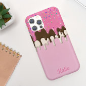 Yummy Pink Icing Ice Creme Tropfen Case-Mate iPhone Hülle