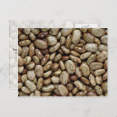 Yummy Pinto Bohnen Postkarte (Vorne/Hinten)